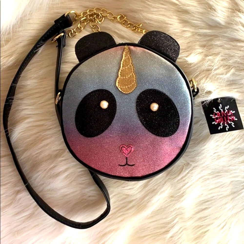 Olivia Miller Handbag Panda-Unicorn Purse NWT